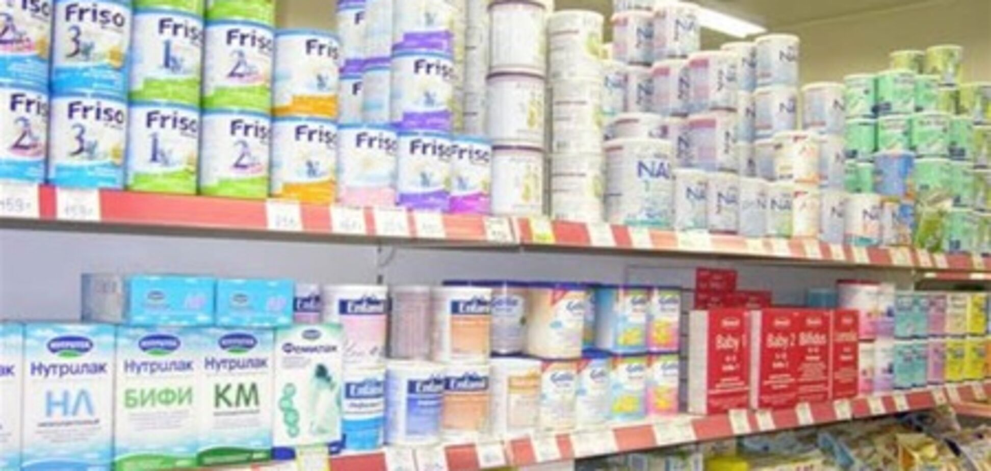 В Україні лише 20% продуктів дитячого харчування власного виробництва