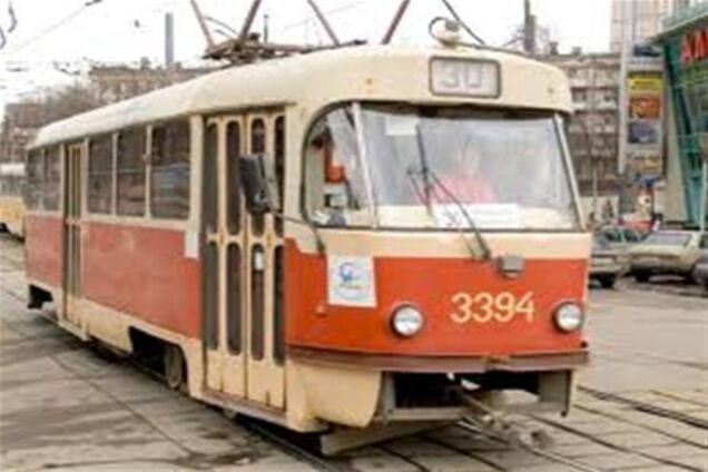 В Киеве остановились трамваи