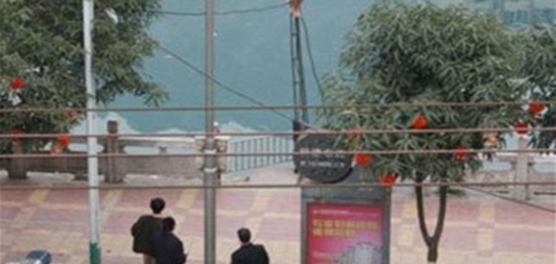 Китайська поліція збила з проводів голого бомжа