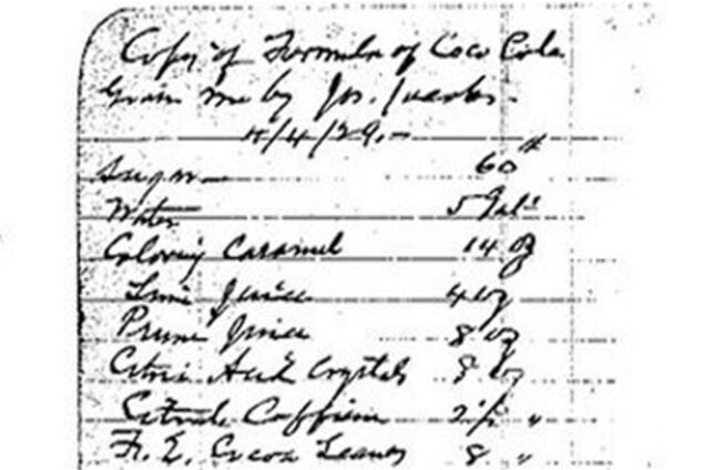 Опубликован секретный рецепт 'Кока-колы'