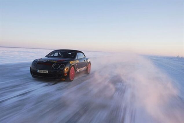 Bentley установил новый мировой рекорд скорости на льду