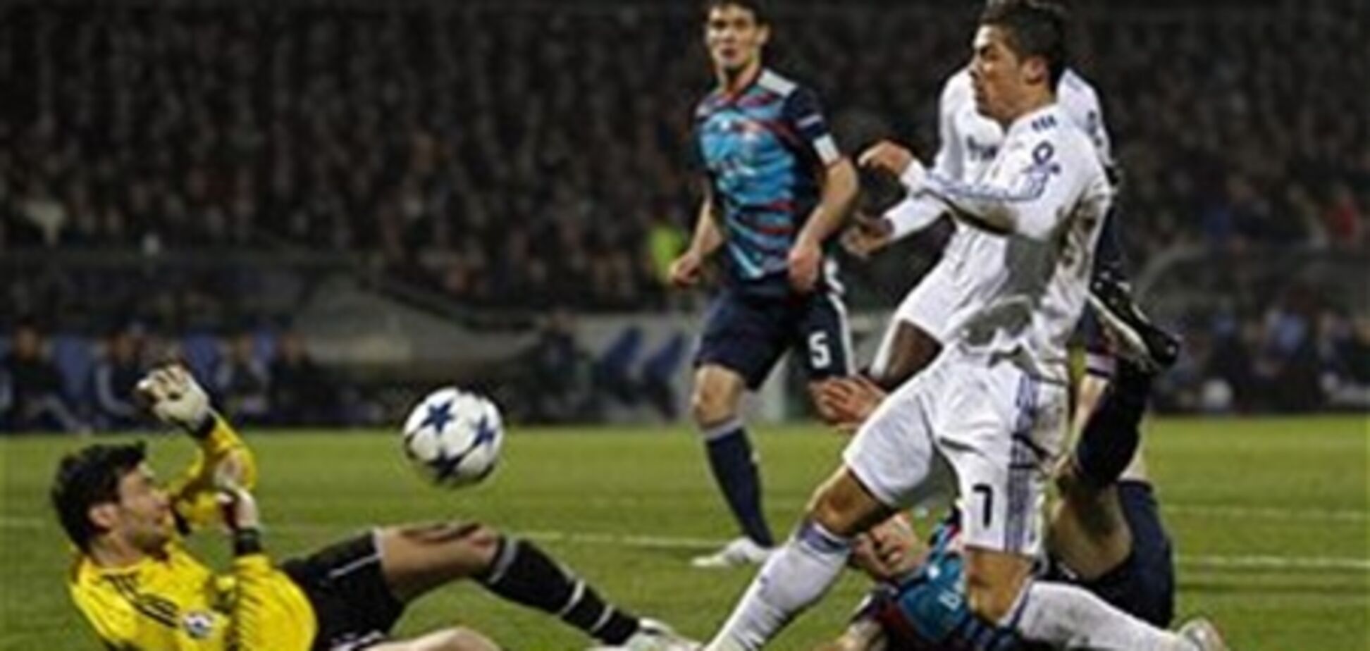 Лига чемпионов. 'Реал' впервые не проиграл 'Лиону' в гостях