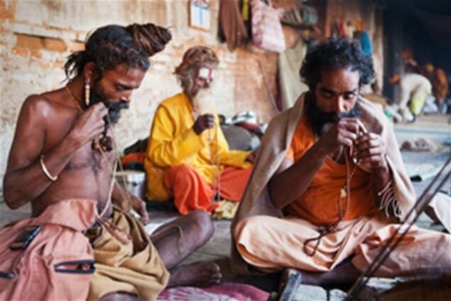 Садху в Непалі