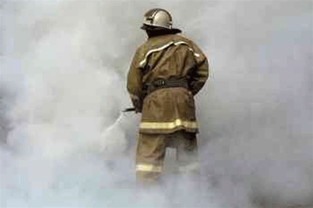 В центре Киева сгорел дом