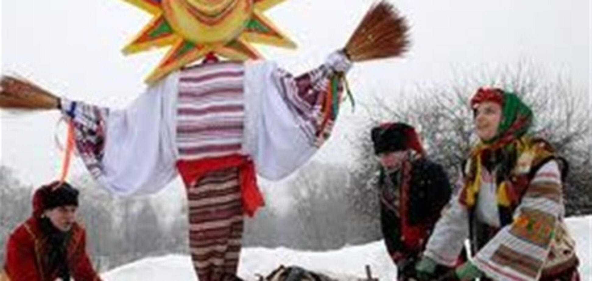 Киев начинает праздновать Масленицу