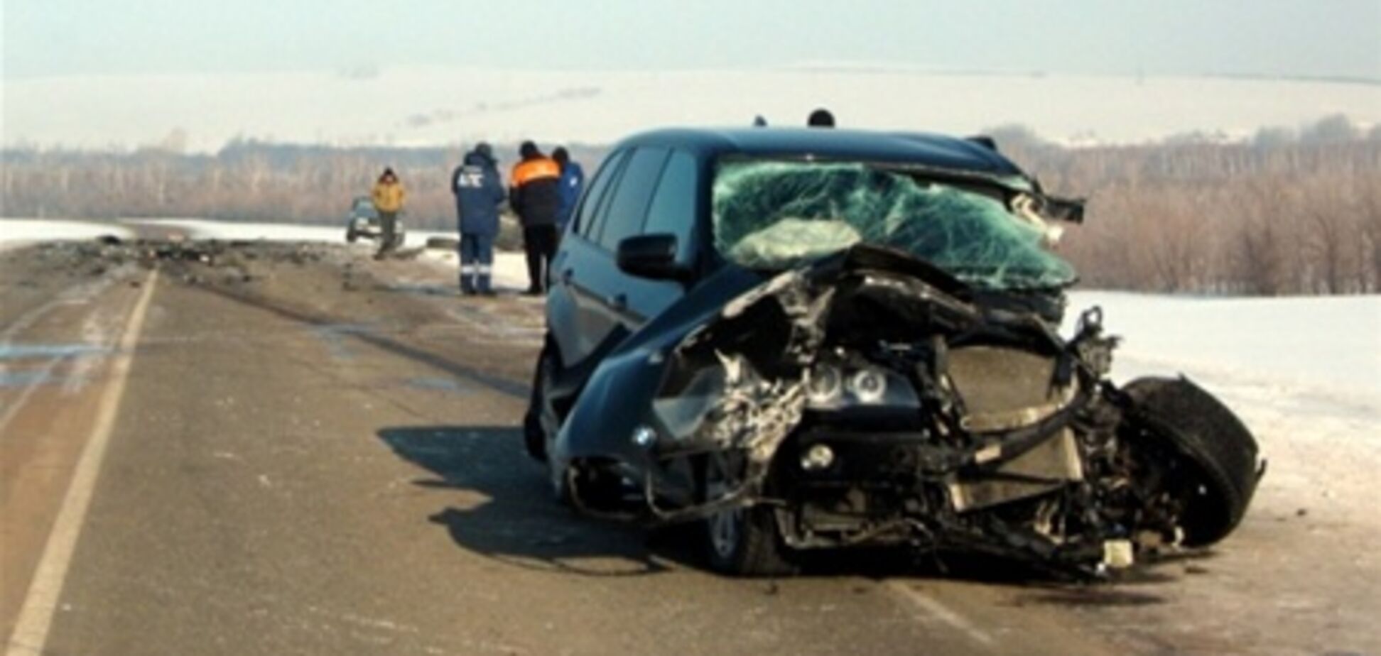 ДТП баварцев: BMW X5 столкнулся с BMW X5