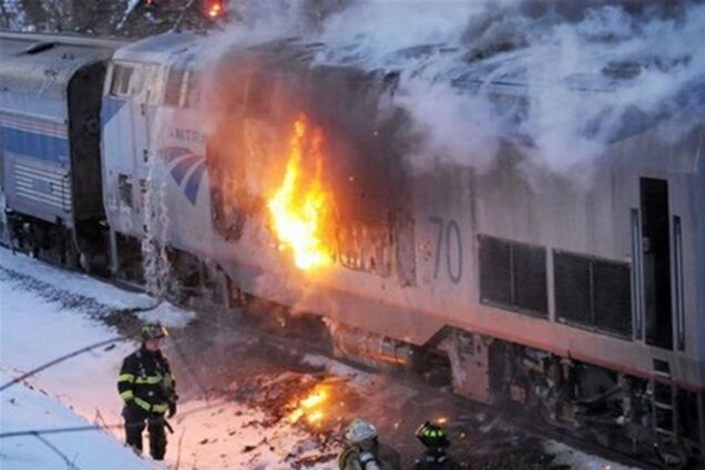 У США загорівся потяг, що перевозив технічний спирт