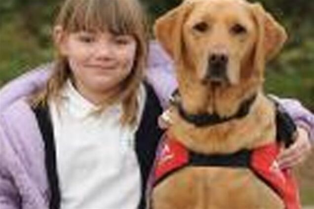 Собака - спасение ребенка-диабетика!