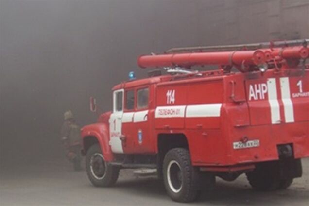 Пожежа в центрі Києва. ВІДЕО