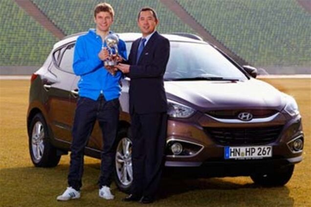 Hyundai отметил футболиста сборной Германии