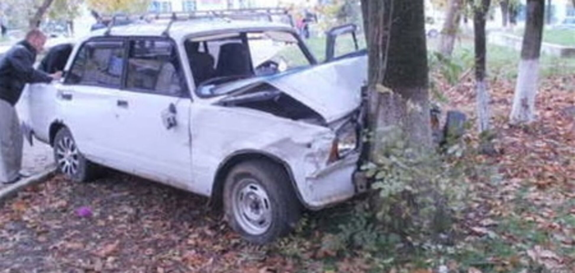 Львівщина: п'яний, як чіп, водій не пам'ятає, куди врізався