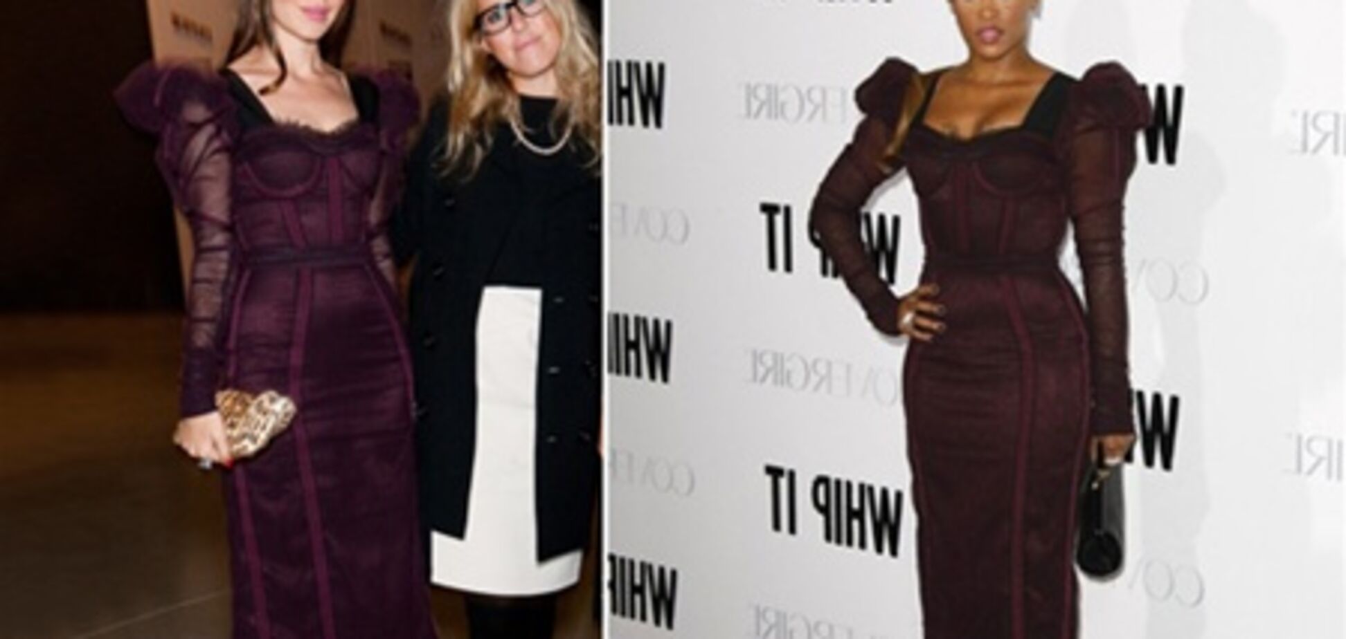 Ксения Собчак одолжила платье у подружки?