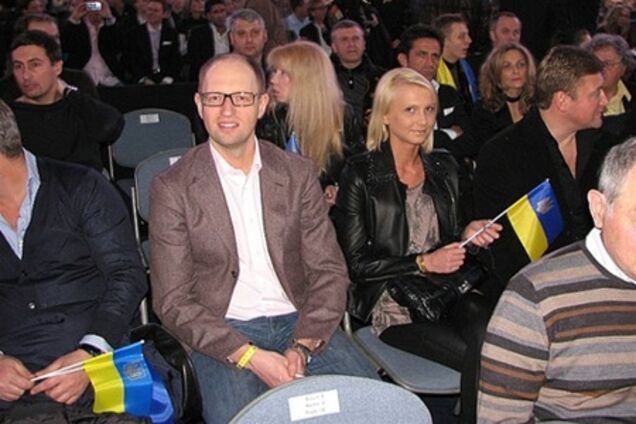 Яценюк: На таком бое Кличко я впервые