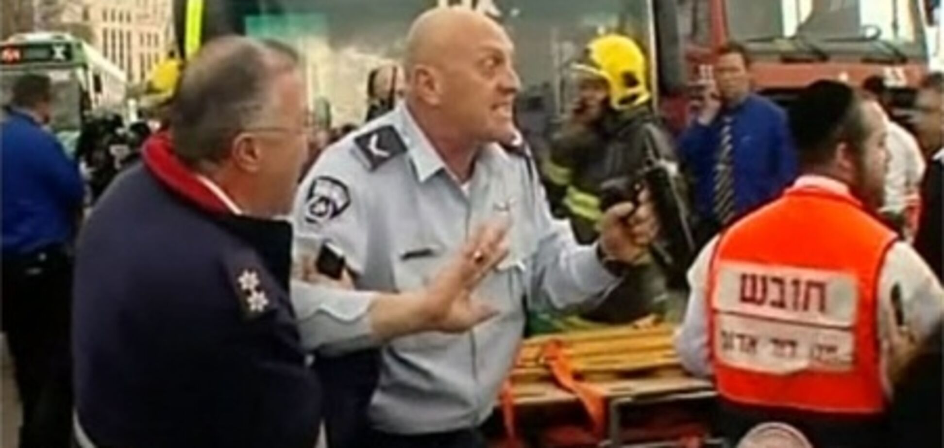 Первые минуты после взрыва в Иерусалиме. Видео