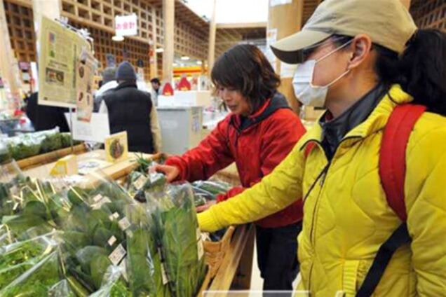 Из-за радиации в Японии запретили продавать овощи и молоко