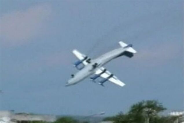 Появилось видео крушения АН-12 в Конго. Видео