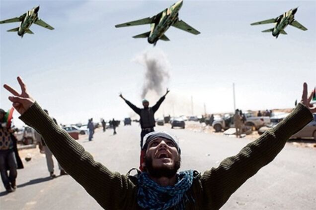 Самолеты коалиции нанесли новые удары по силам Каддафи