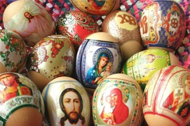 УПЦ МП считает грехом наклейки для пасхальных яиц