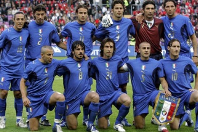 Сборная Италии по футболу. Визитка