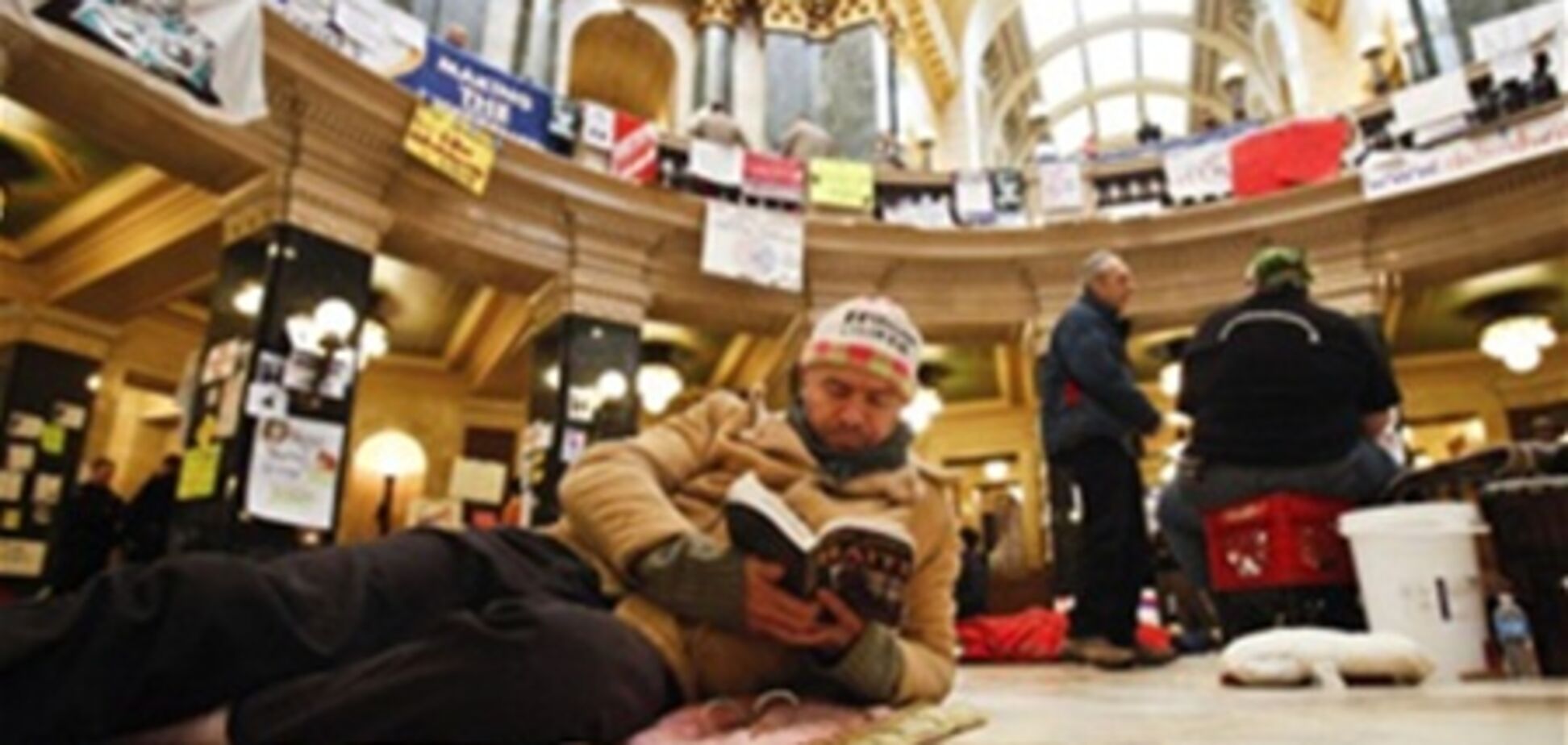 Протести в Капітолії Вісконсіна