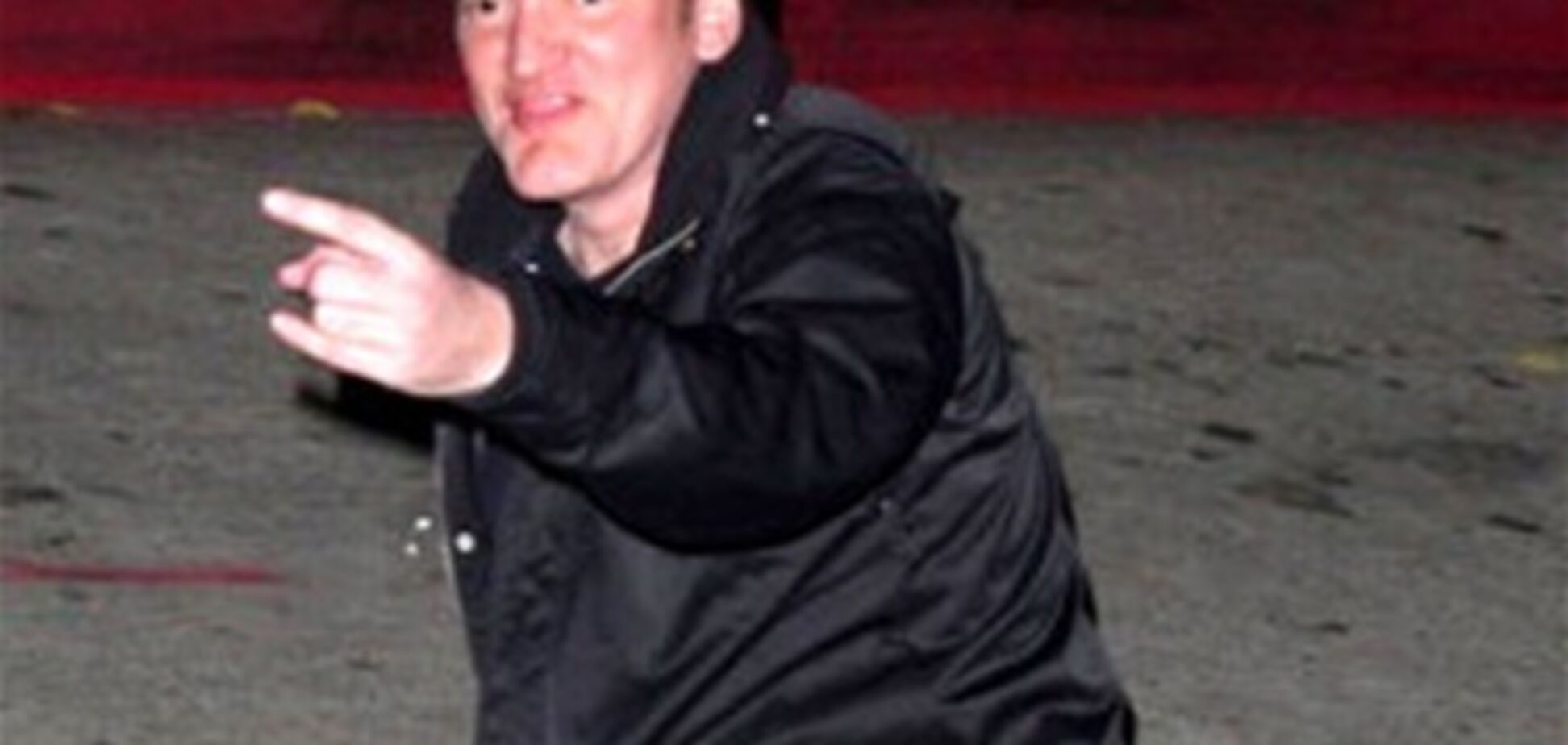 Пьяный Квентин Тарантино упал на улице