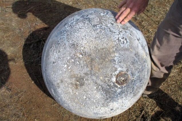 З неба впав незрозумілий куля: американці впізнали на ньому російські літери