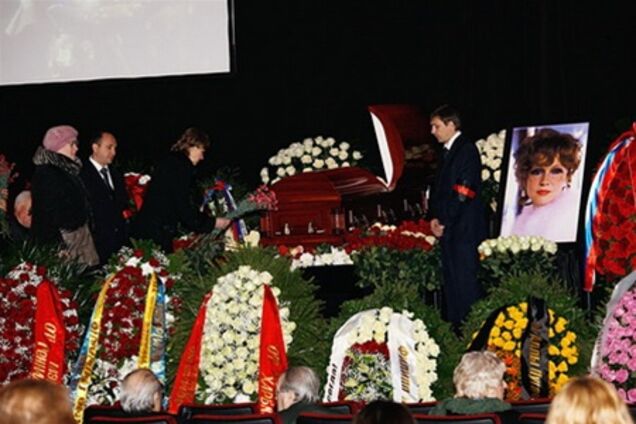 Прощание с Людмилой Гурченко