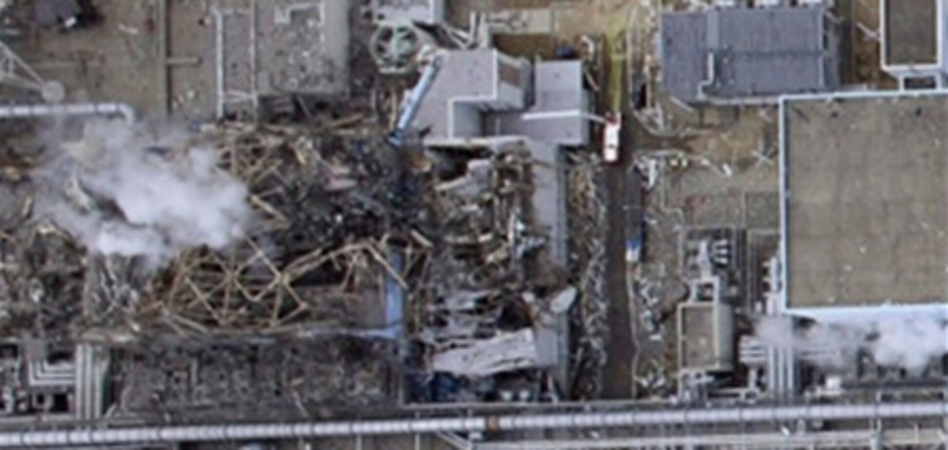 АЭС Фукусима-1: Вид сверху