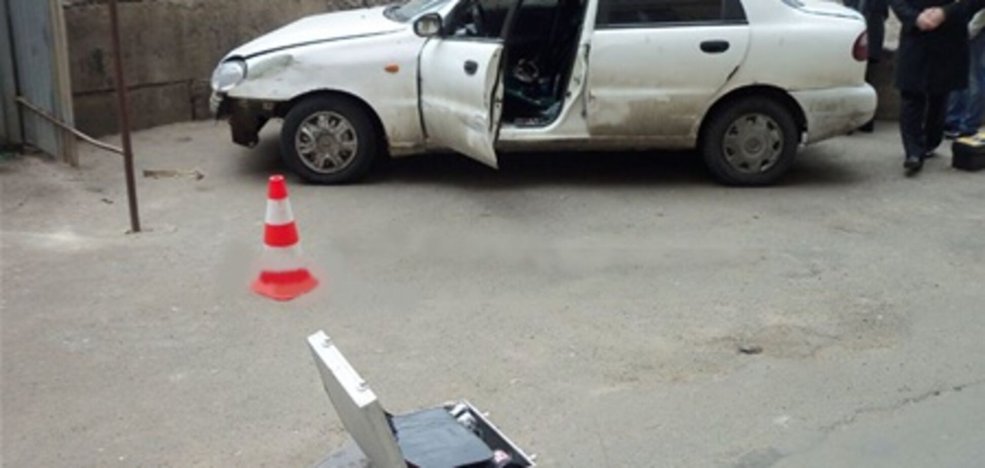 Найден Daewoo Lanos, на котором преступник пытался ограбить валютный киоск