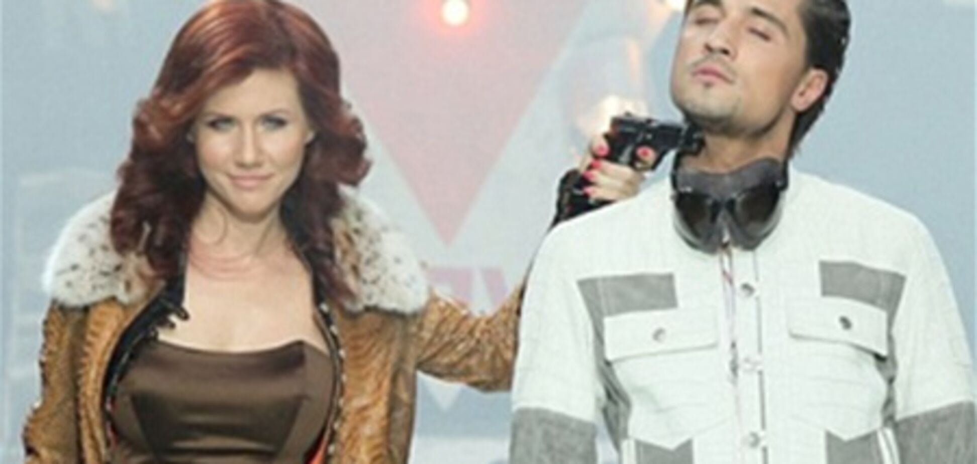 Анна Чапман на показе мод в Москве