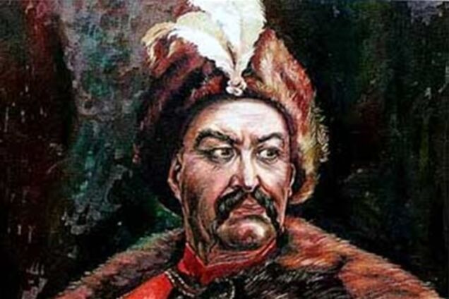 Памятник Хмельницкому разрисовали советскими лозунгами