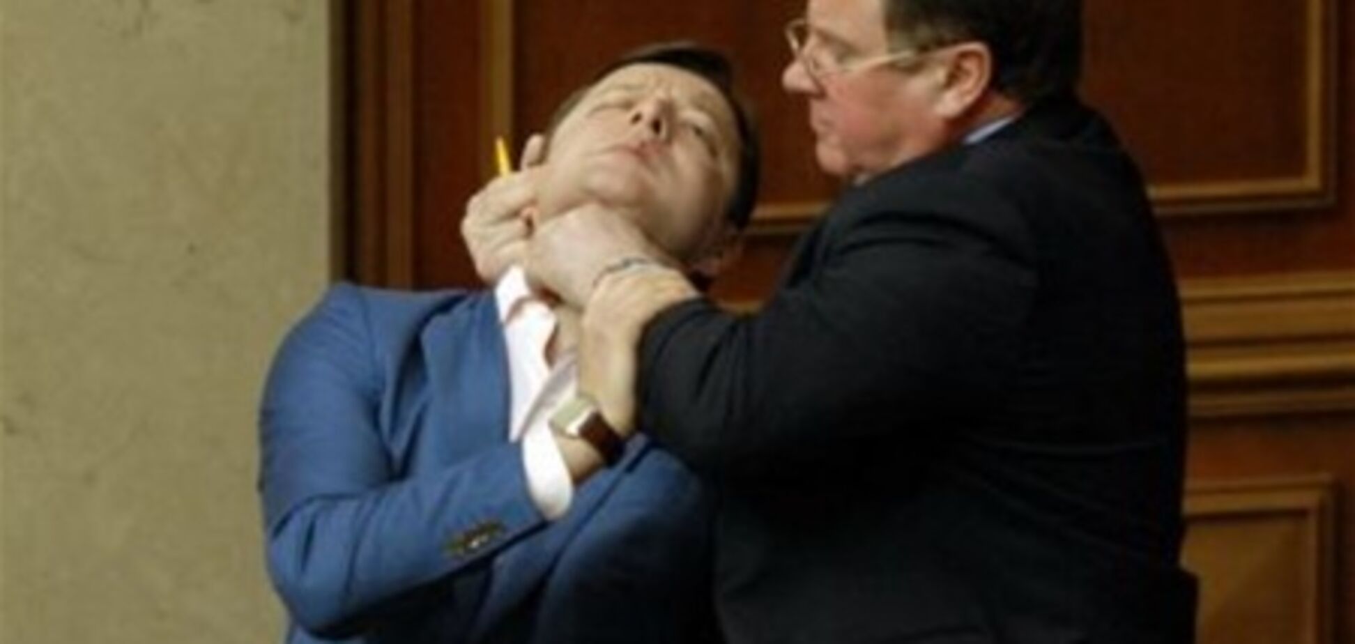 Ляшко боится сотрясения мозга после драки с Мартынюком