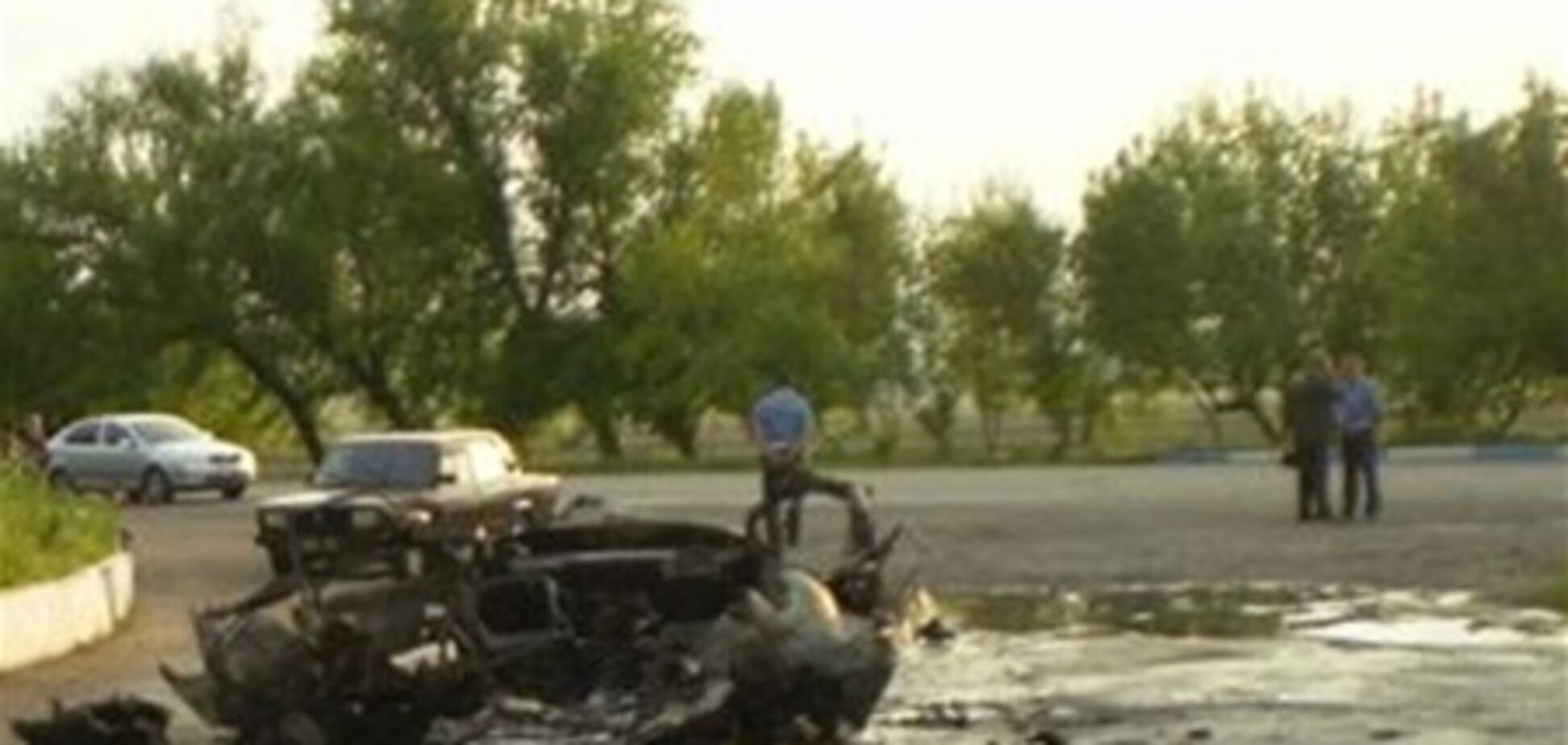 В Opel Omega на полном ходу взорвался газовый баллон