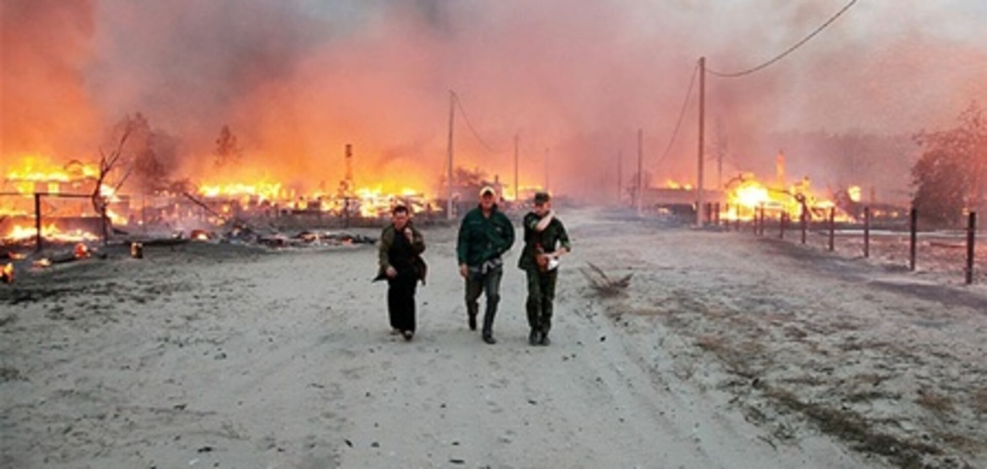 МЧС РФ: площадь пожаров в 2 раза больше прошлого года