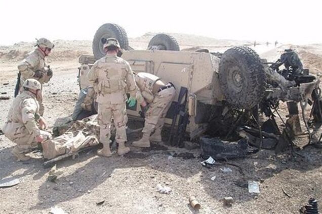 В Афганистане на пути следования военнослужащих НАТО взорвалась бомба