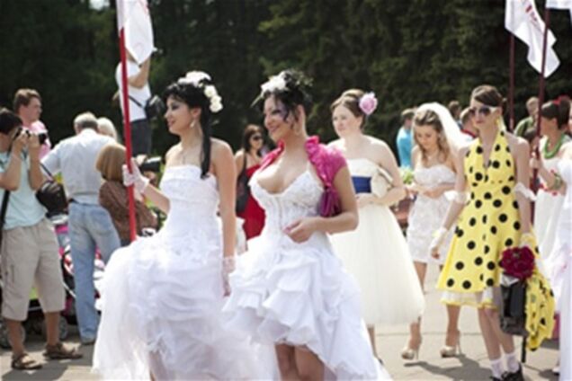 10-й парад невест в Москве