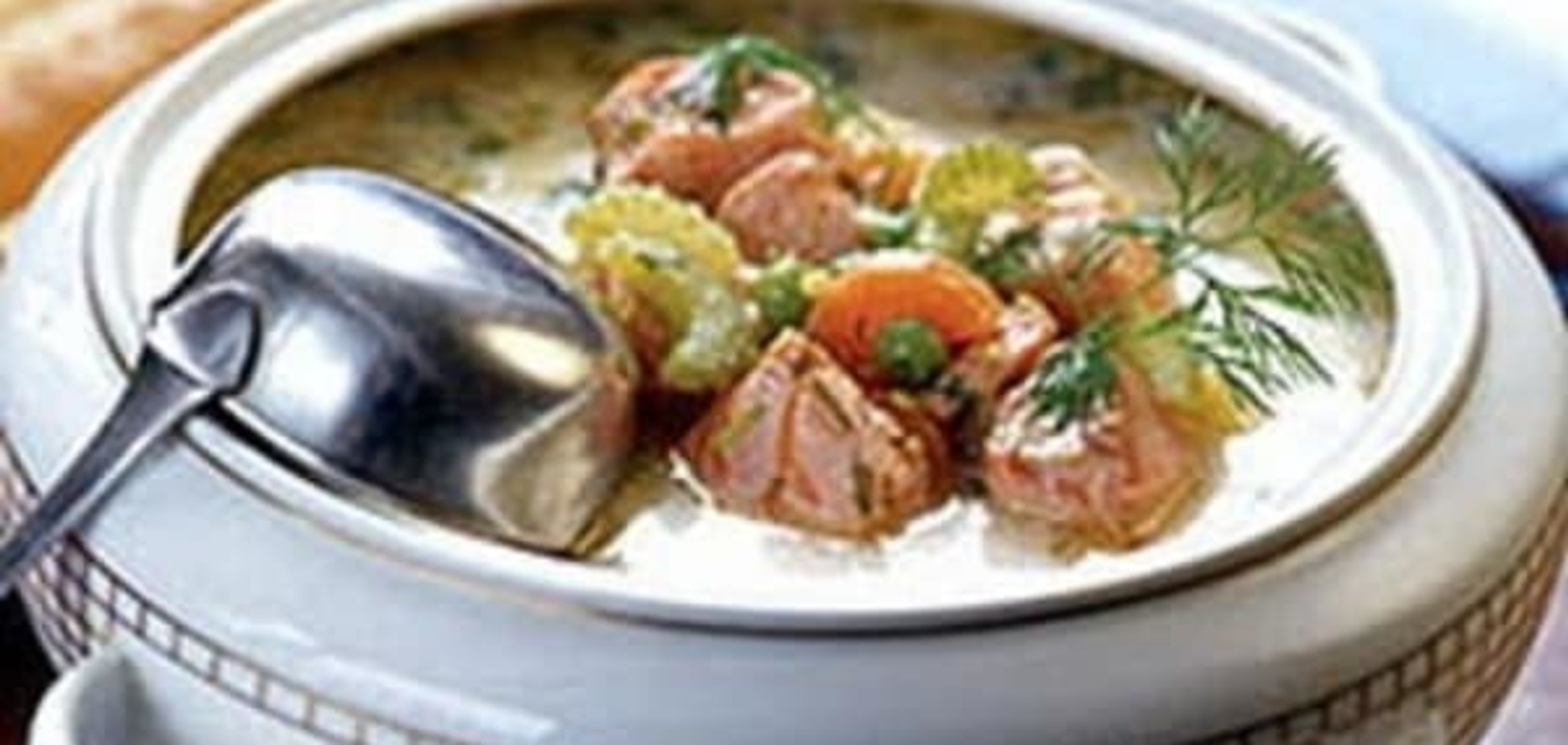 Рецепт приготовления сливочного супа с семгой