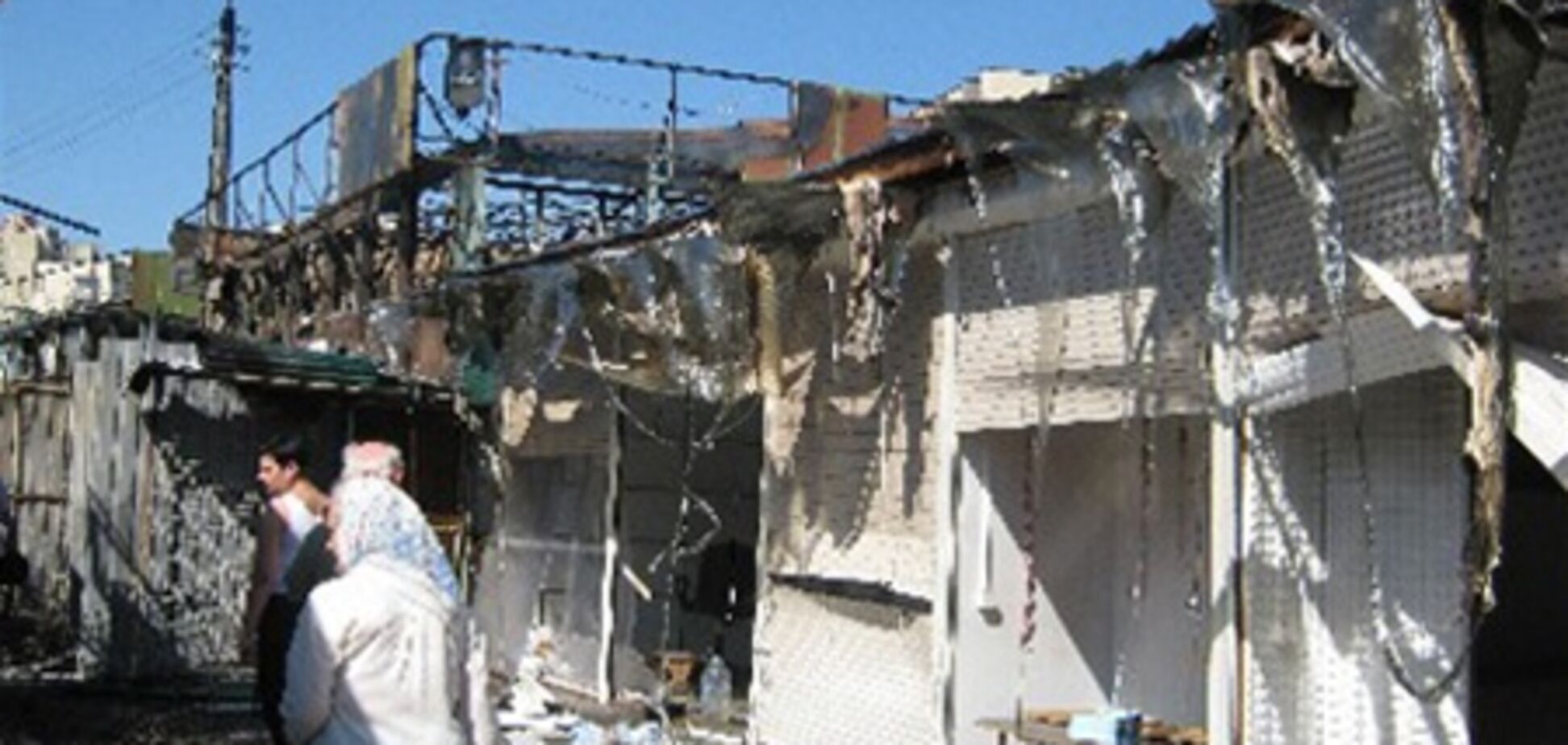 Задержаны подозреваемые в поджоге рынка 'Виноградарь'