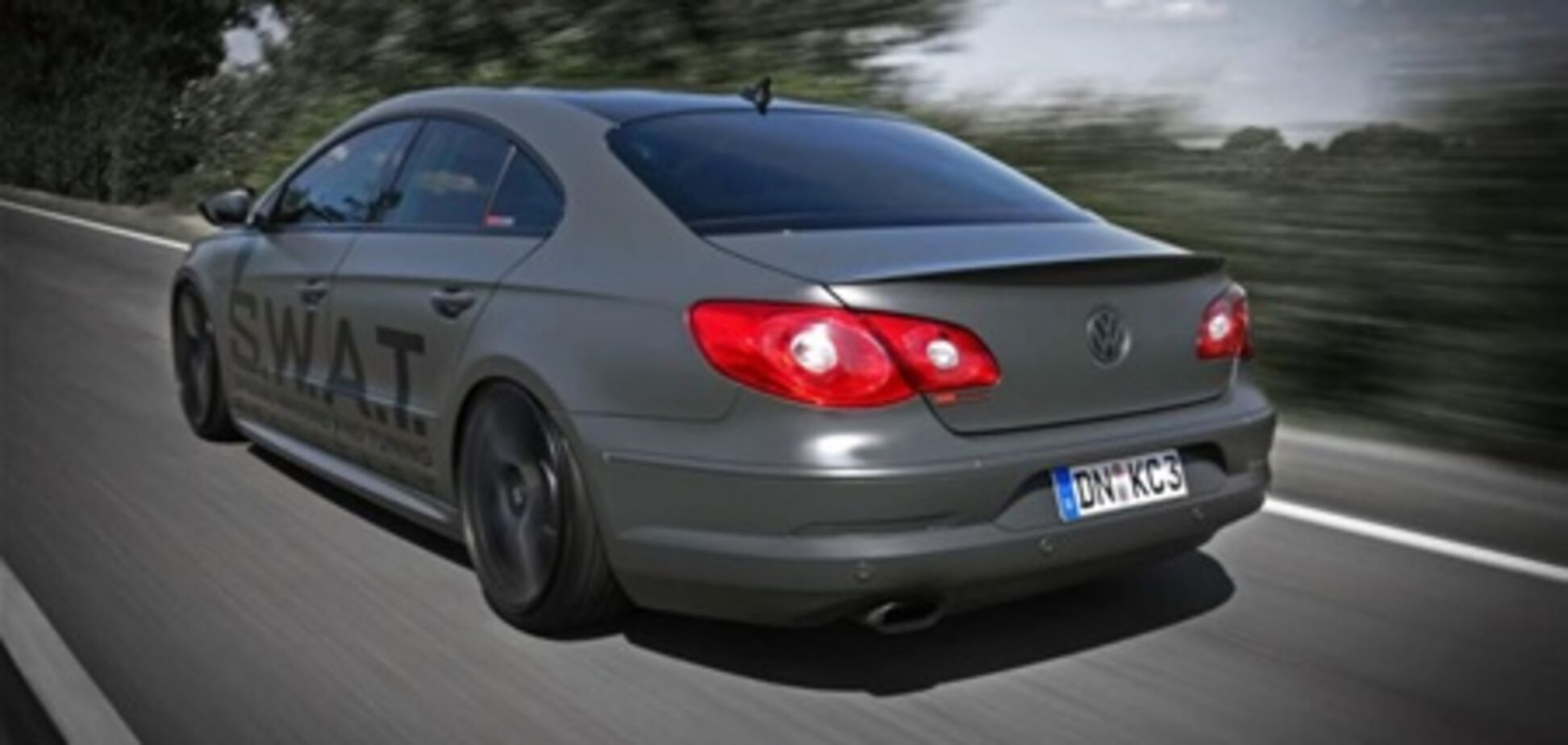Тюнингованный VW Passat CC от KBR Motorsport - быстрая 'темная' лошадка