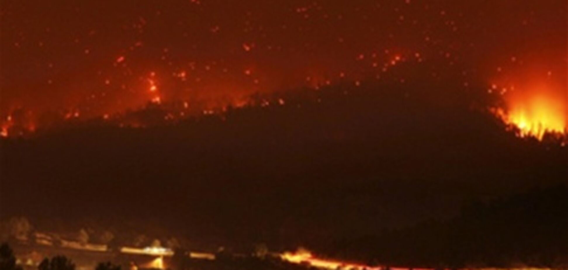 Лесные пожары в Аризоне