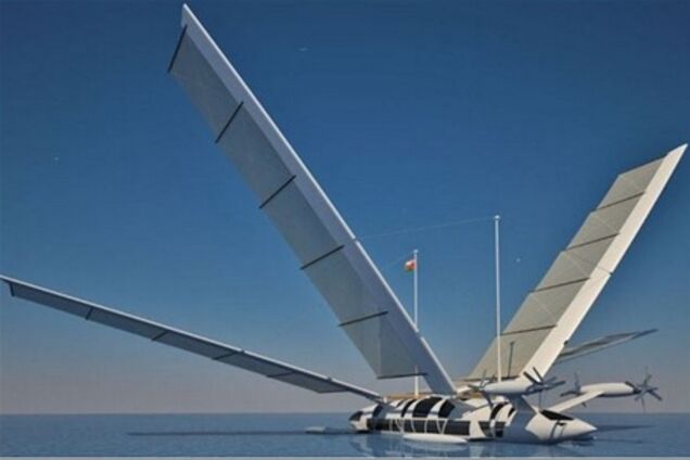 Дизайнер скрестил яхту с самолетом