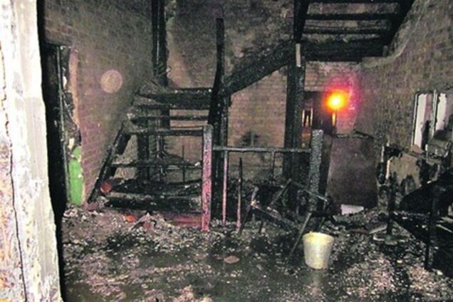В Киеве сгорело общежитие Министерства обороны