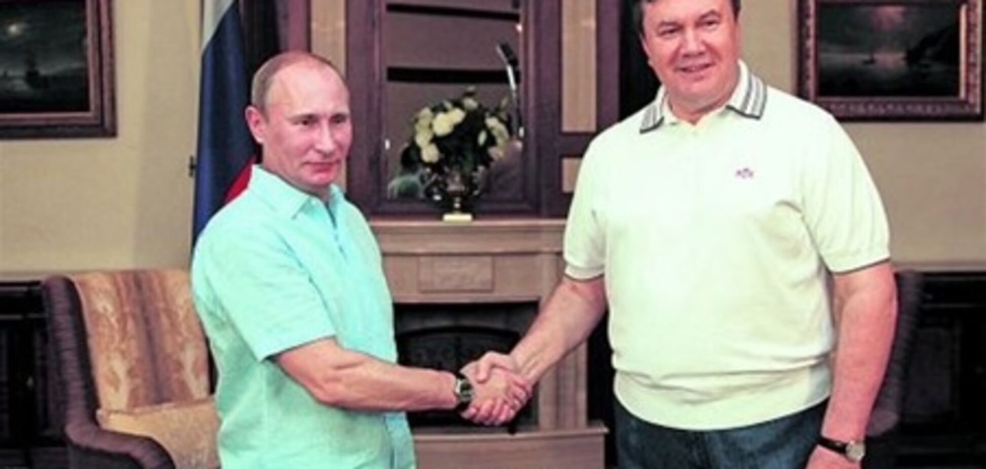 Стало известно, чем Янукович кормил Путина в Крыму