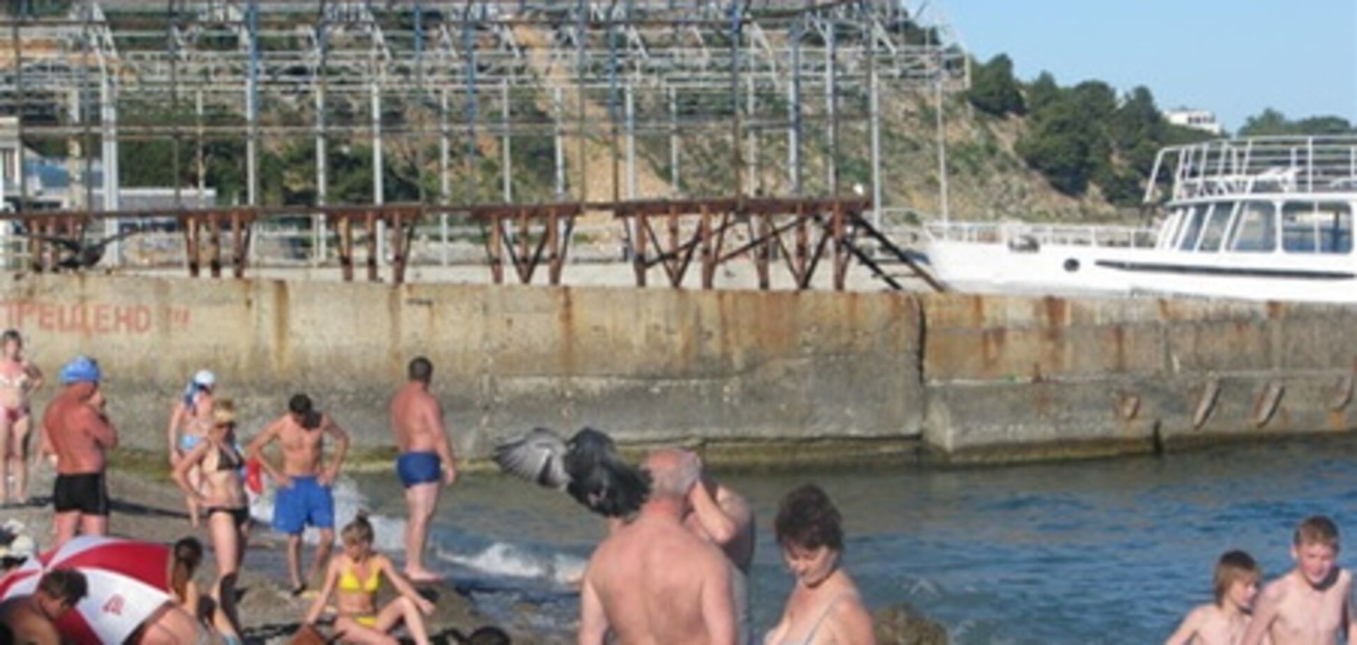 В Мариуполе за купание в море штрафуют на 200 гривен