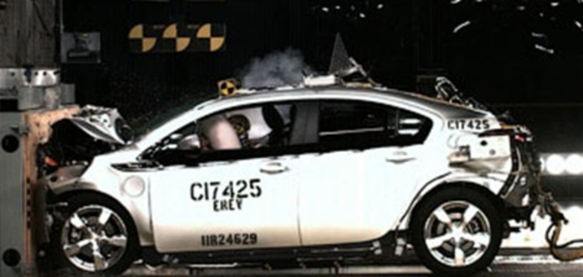 NHTSA опубликовала результаты краш-теста автомобиля Chevrolet Volt