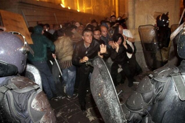 Саакашвили о разгоне грузинской оппозиции: полиция действовала адекватно