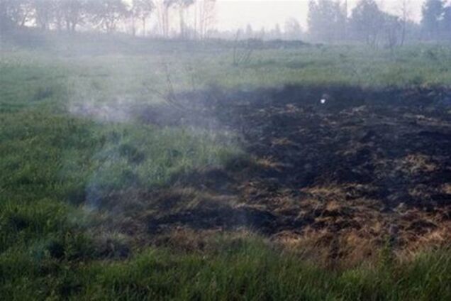 На Волыни горят торфяники