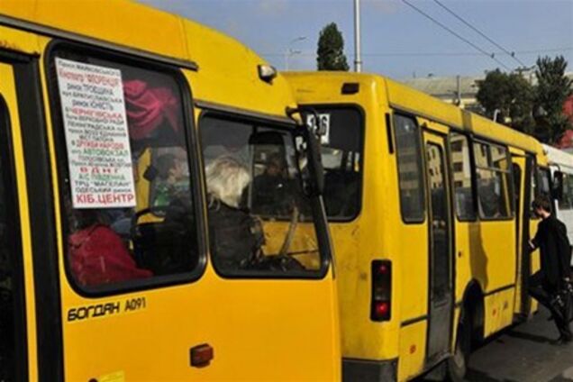 Киевскими маршрутками управляют пьяные водители