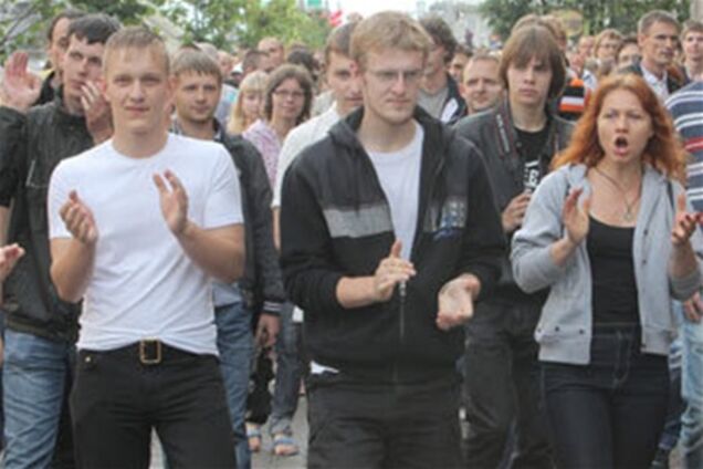 Акції протесту в Білорусі пройшли під заборонену пісню Цоя