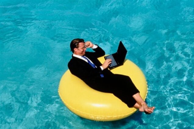 Жители Киева просиживают отпуска в офисах